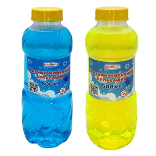 Наполнитель для мыльных пузырей, 500 мл, в бутылке, "Эко" - интернет-магазин optom-k.com