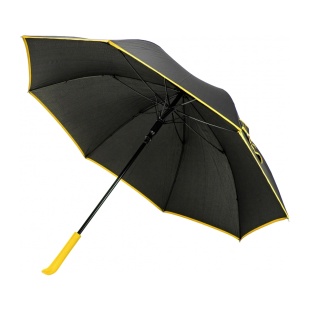 Зонт-трость, полуавтомат, черно-желтый цвет, "NEXT", Optima PROMO - интернет-магазин optom-k.com