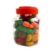 Резинка, 20-40 мм, объемная, в ассортименте, "Овощи" - интернет-магазин optom-k.com