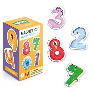Игра магнитная, 10 элементов, в коробке 12х7х7 см, "Цифры", DODO - интернет-магазин optom-k.com