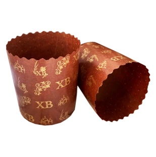 Форма для выпечки кулича, 110х85 мм, 350-400 г, бумажная, "Италия ХВ", Barus - интернет-магазин optom-k.com