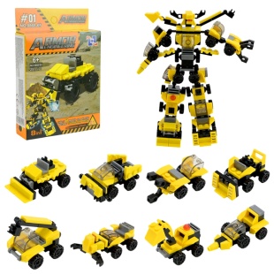 Конструктор, 15-40 деталей, в ассортименте, в коробке 9,3х2,5х13,5 см - интернет-магазин optom-k.com