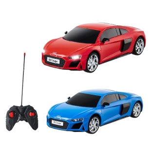 Машина на радиоуправлении, 17х8х5 см, на батарейках, в коробке 25х12х10 см, Audi R8 Coupe - интернет-магазин optom-k.com