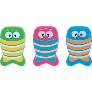 Точилка с контейнером, пластиковая, одинарная, цвета ассорти, "Fishes", KITE канцелярия - интернет-магазин optom-k.com