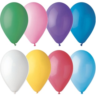 Воздушный шар, 18 см, пастель, разных цветов, Gemar Воздушный шар, 18 см, пастель, разных цветов, Gemar - интернет-магазин optom-k.com