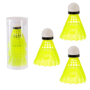 Набор воланчиков, 3 шт, нейлоновые, в колбе 6х14 см - интернет-магазин optom-k.com