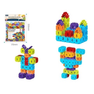 Конструктор, 50 элементов, в пакете 17х2х23 см, "MeiFen" - интернет-магазин optom-k.com