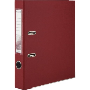 Папка-регистратор, односторонняя, А4, 5 см, разобрана, вишневая, "PP", AXENT - интернет-магазин optom-k.com