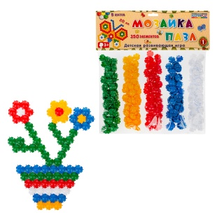 Мозаїка-пазли, 350 елементів, d=20 мм, Colorplast - інтернет-магазин optom-k.com