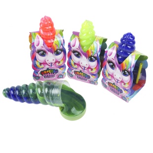 Лизун 5х14 см, з блискітками, густий, "Unicorn Slime", Danko Toys - інтернет-магазин optom-k.com