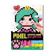 Розмальовка, 21х29,7 см, 20 сторінок, "PIXEL Activity Book", Апельсин - інтернет-магазин optom-k.com