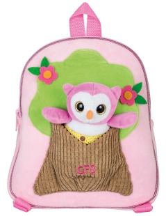 Рюкзак дошкільний, 28х25х3 см, "Owl", COOLFORSCHOOL - інтернет-магазин optom-k.com