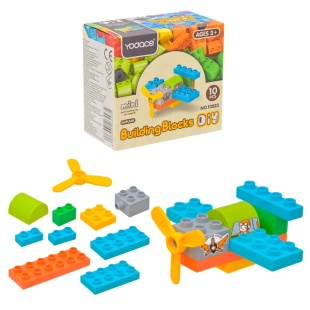 Конструктор, 10 деталей, в коробке 11х6х10 см - интернет-магазин optom-k.com