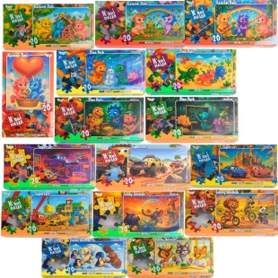 Пазл мягкий, 20 элементов, крупные детали, пазл 23х16,5 см, Danko toys - интернет-магазин optom-k.com