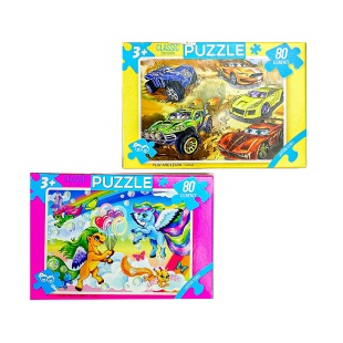 Пазл картонний, 80 елементів, пазл 23х16,5 см, Danko toys Пазл картонний, 80 елементів, пазл 23х16,5 см, Danko toys - інтернет-магазин optom-k.com