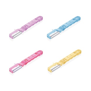 Овощечистка, 18.5x3.5 см, вертикальная, пластик + нержавеющая сталь, микс, BAGER - интернет-магазин optom-k.com