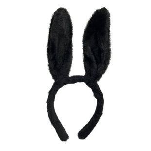 Ободок 29х18 см, с мехом, "Зайка" - интернет-магазин optom-k.com