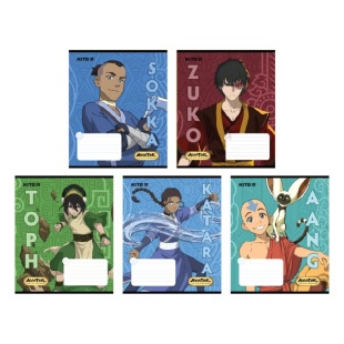 Тетрадь, 12 листов, клетка, гибридный лак + УФ лак, "AV", KITE тетради и альбомы - интернет-магазин optom-k.com