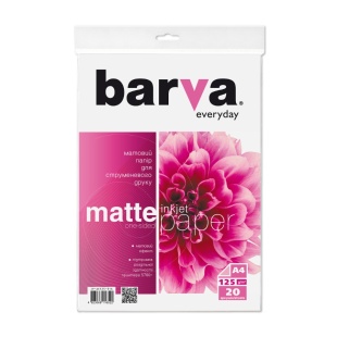 Фотобумага, А4, 125 г/м2, 20 листов, Everyday Matte, Barva - интернет-магазин optom-k.com