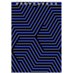 Блокнот на спирали, А6, 48 листов, клетка, мягкая обложка, синий, AXENT - интернет-магазин optom-k.com