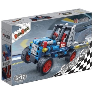 Конструктор, 138 деталей, в коробке 19х14х4 см, "Супер автомобиль. Трактор", BanBao - интернет-магазин optom-k.com