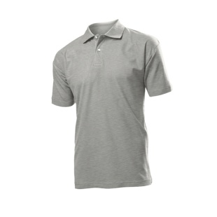 Поло мужское, размер М, хлопок, серый цвет, Stedman - интернет-магазин optom-k.com
